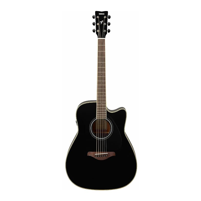 Yamaha FGC-TA Dreadnought TransAcoustic 6-струнная гитара (правша, черная) Yamaha FGC-TA Dreadnought TransAcoustic 6-String Guitar (Right-Handed, Black) гитарный кабель force fgc 20 6