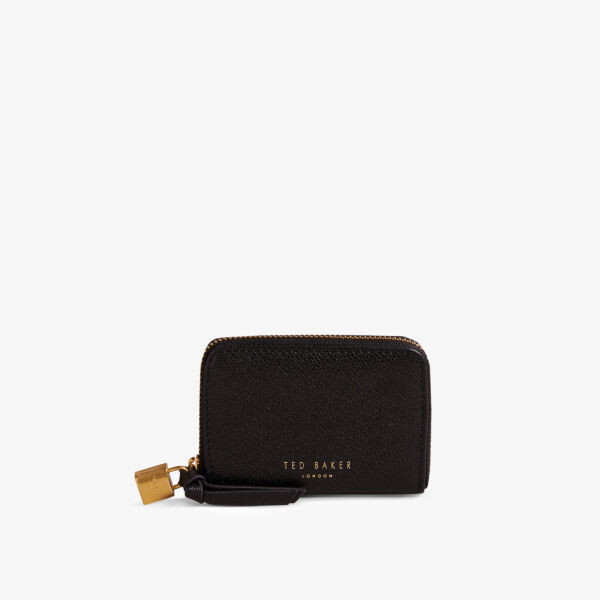 

Кожаный кошелек Wesmin с логотипом Ted Baker, черный