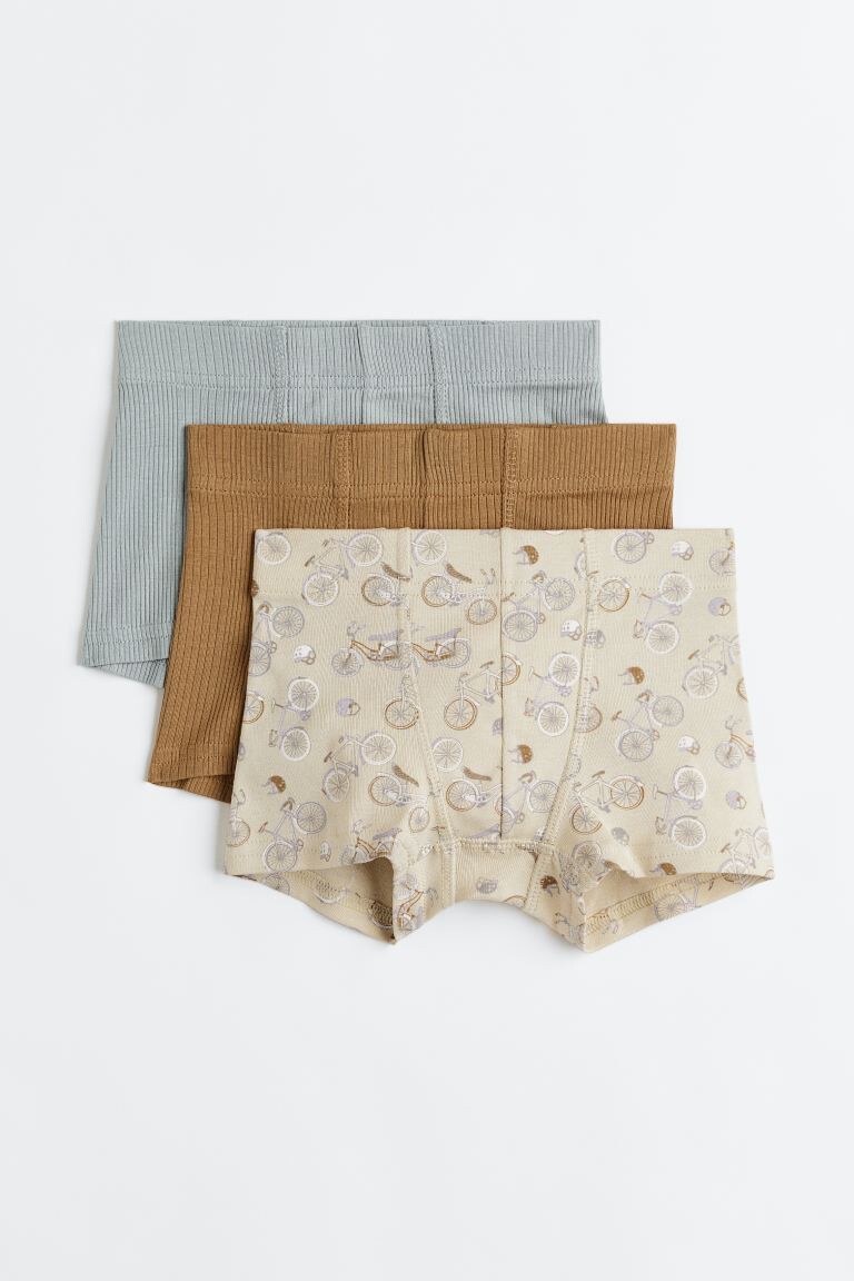 

Комплект из трех боксеров H&M, шафран/велосипеды