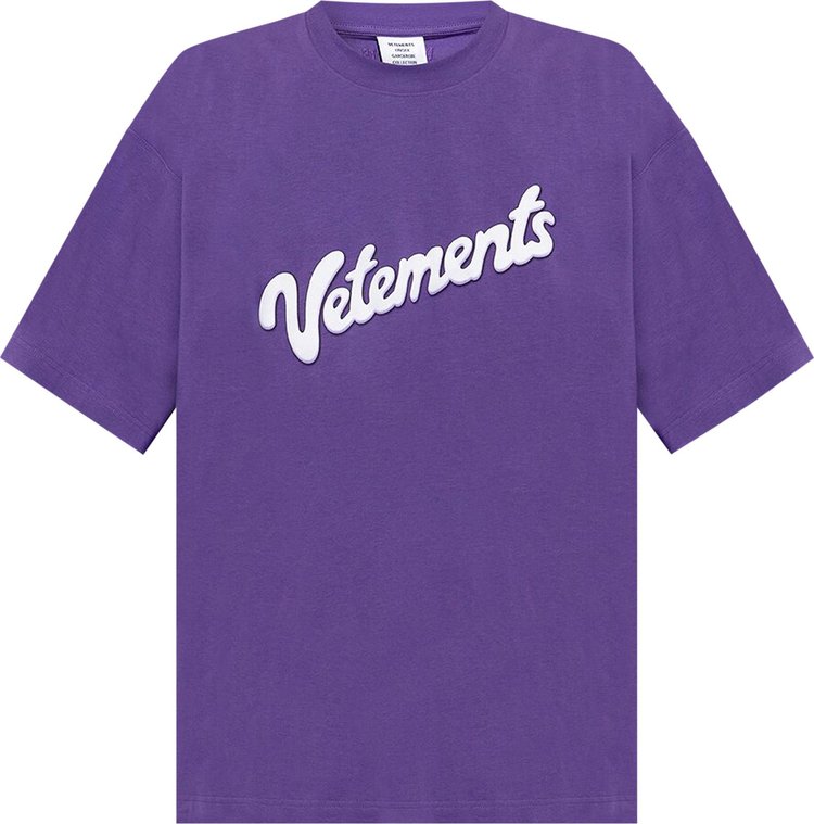 

Футболка Vetements Sweet Logo T-Shirt Ultra Violet, фиолетовый