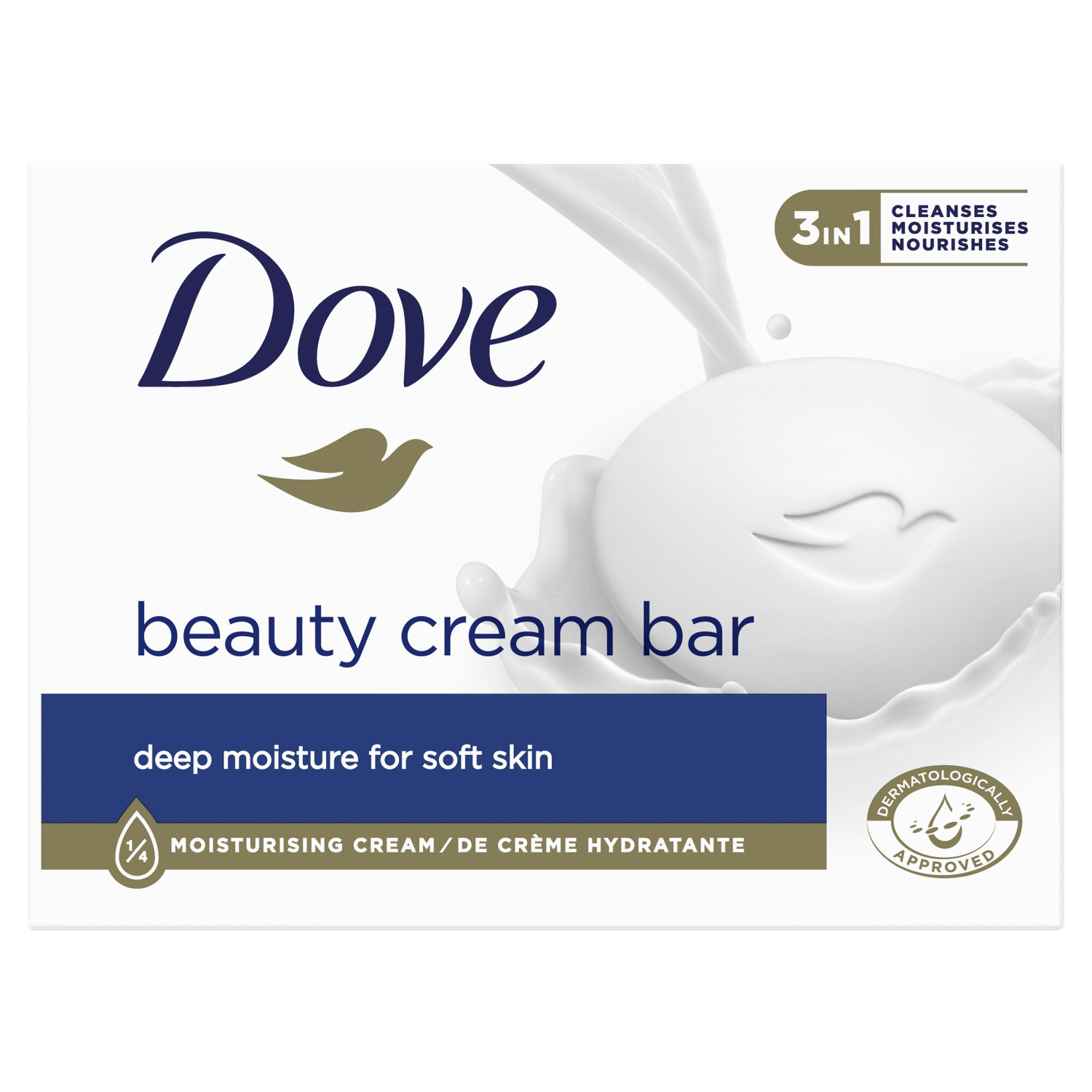 Dove Beauty Cream Bar твердое сливочное мыло, 90 г - фото