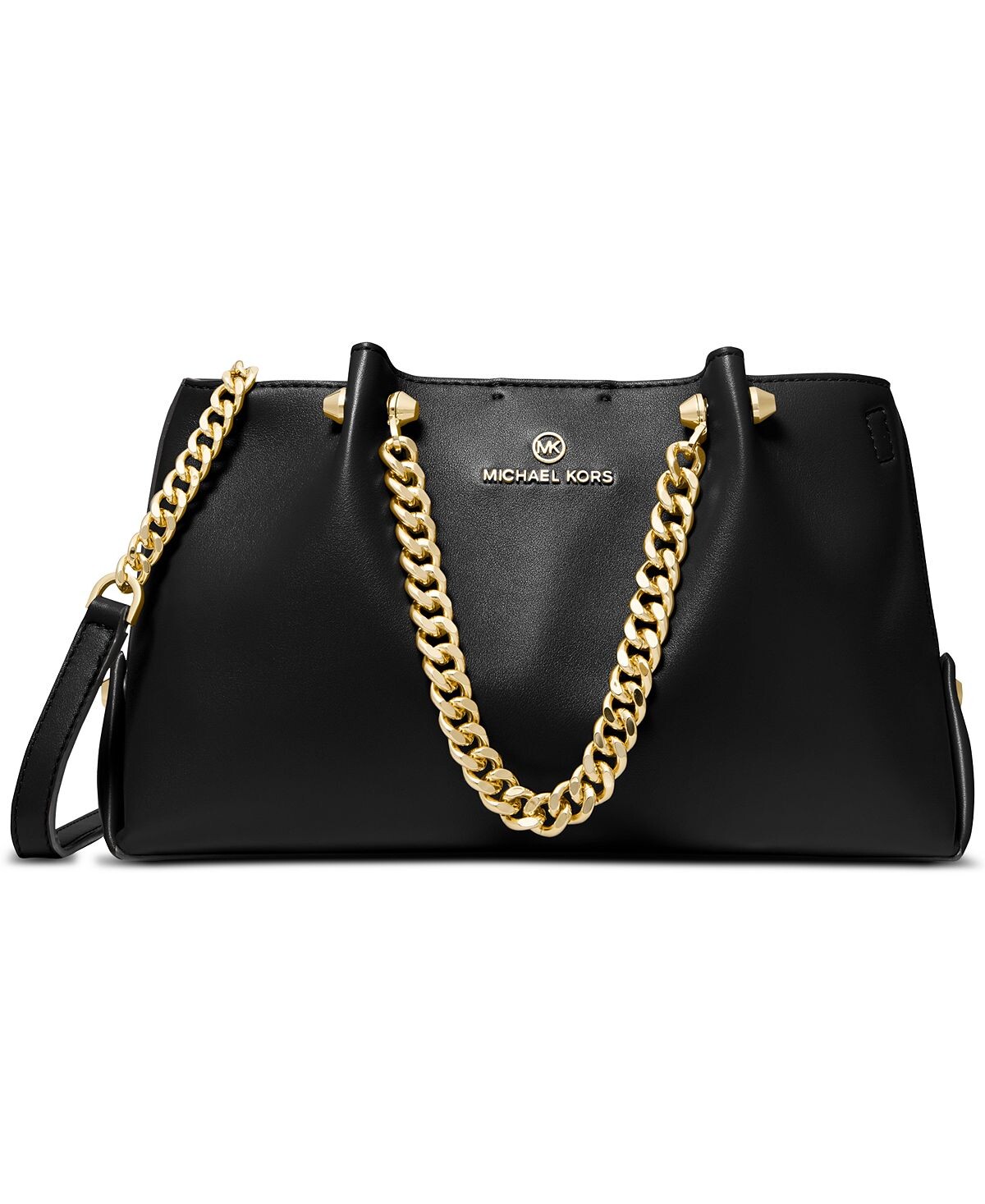 

Маленькая трансформируемая сумка-мессенджер zena с цепочкой Michael Kors, черный