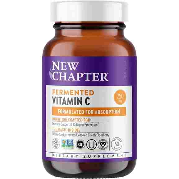 Витамин С ферментированный New Chapter Fermented Vitamin C, 60 таблеток new chapter ферментированный витамин d3 2000 ме 60 вегетарианских таблеток
