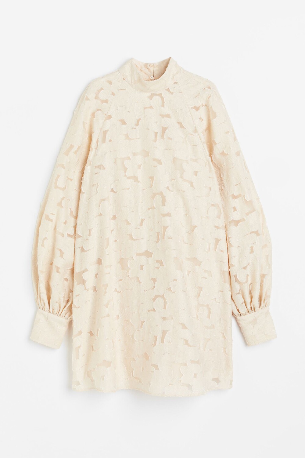 

Платье H&M Textured, светло-бежевый