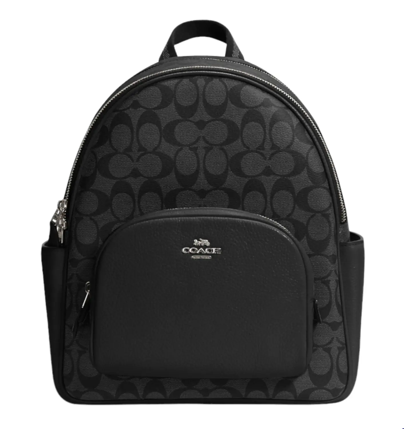 

Рюкзак Coach Court In Signature Canvas, черный