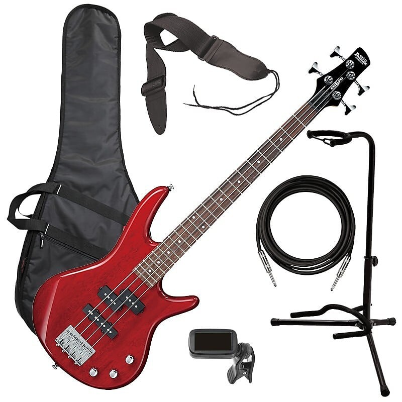 

Бас-гитара Ibanez GSRM20 miKro - Прозрачный красный BASS ESSENTIALS BUNDLE