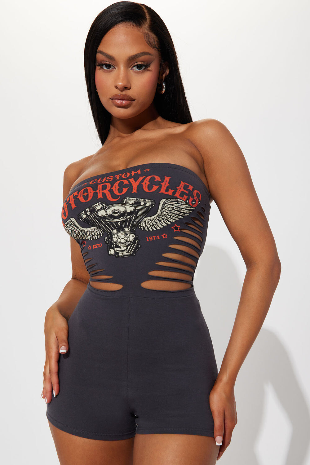 

Комбинезон Fashion Nova JP29959, угольный