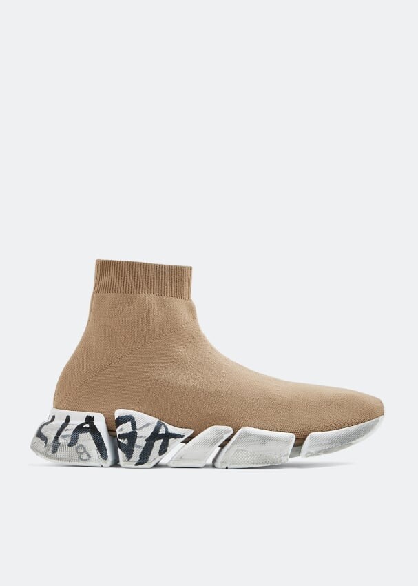 

Кроссовки BALENCIAGA Speed 2.0 sneakers, бежевый