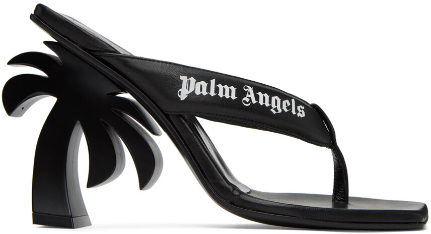 

Черные босоножки на каблуке Palm Beach Palm Angels