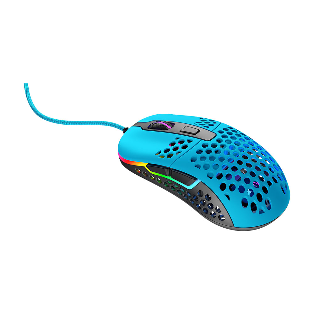 Игровая мышь Xtrfy M42 RGB, голубой клавиатура xtrfy k4 rgb