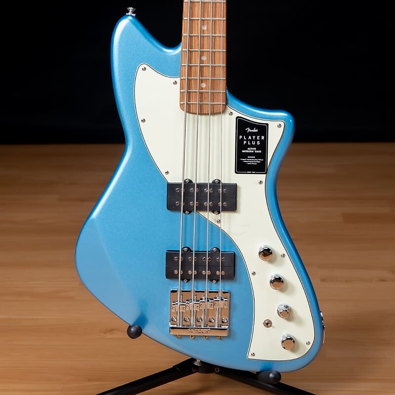 

Fender Player Plus Active Meteora Bass - Pau Ferro, Opal Spark SN MX22049509 Player Plus Active Meteora Bass Opal Spark