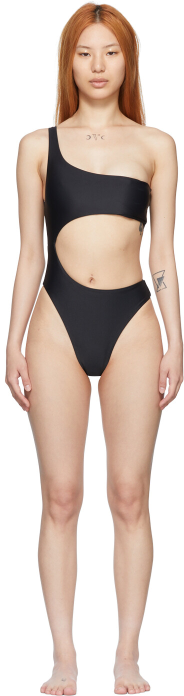 

Черный цельный купальник Luna Jade Swim