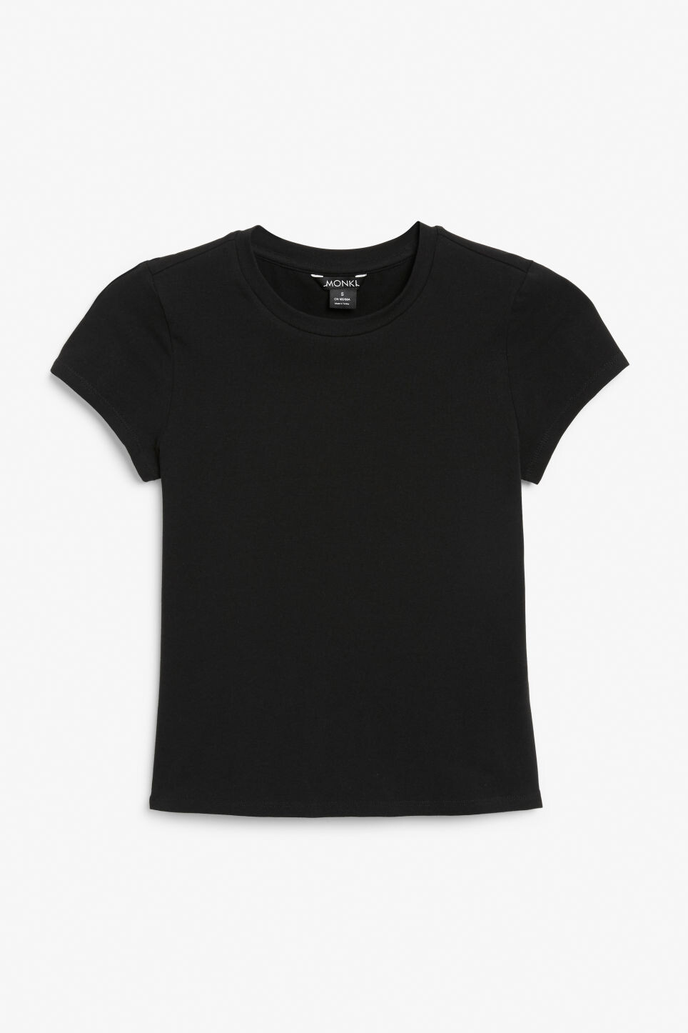 

Футболка Monki из мягкого классического хлопка, черный