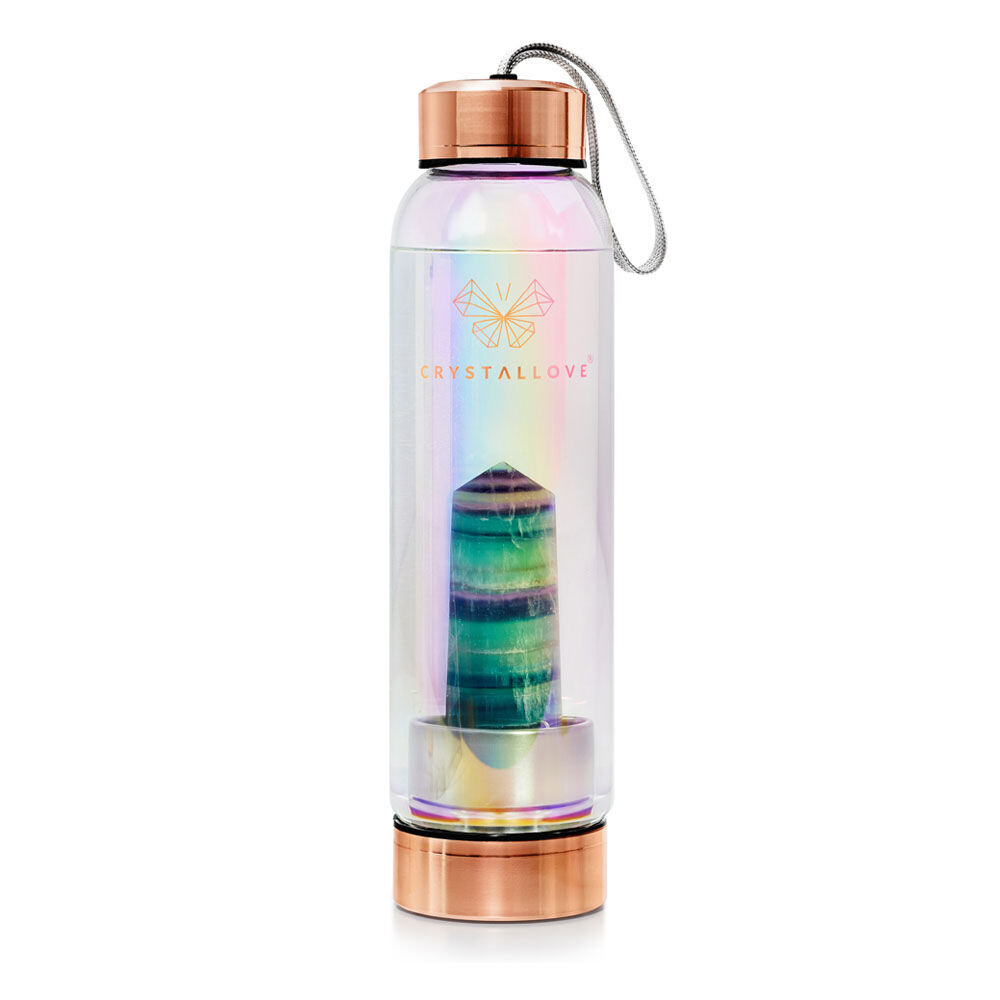

Бутылка для воды CrystalLove Hologram с радужным флюоритом