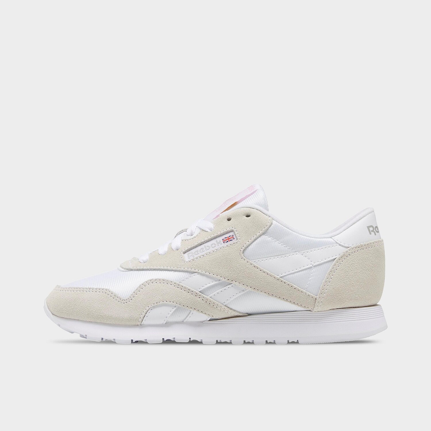

Женская узкая повседневная обувь Reebok Classic из нейлона, белый
