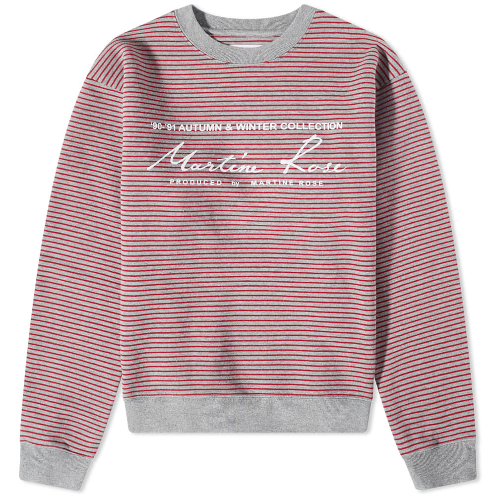 

Толстовка Martine Rose Classic Crew Sweat, Серый