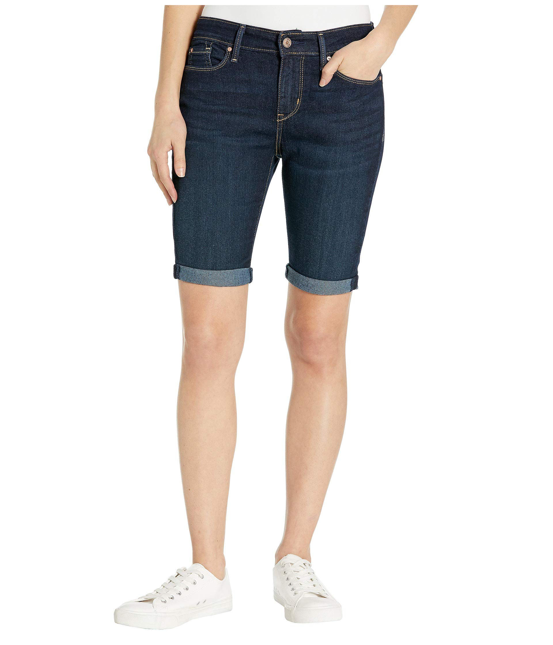 Шорты Signature by Levi Strauss & Co. Gold Label, Mid-Rise Skinny Skinny Shorts