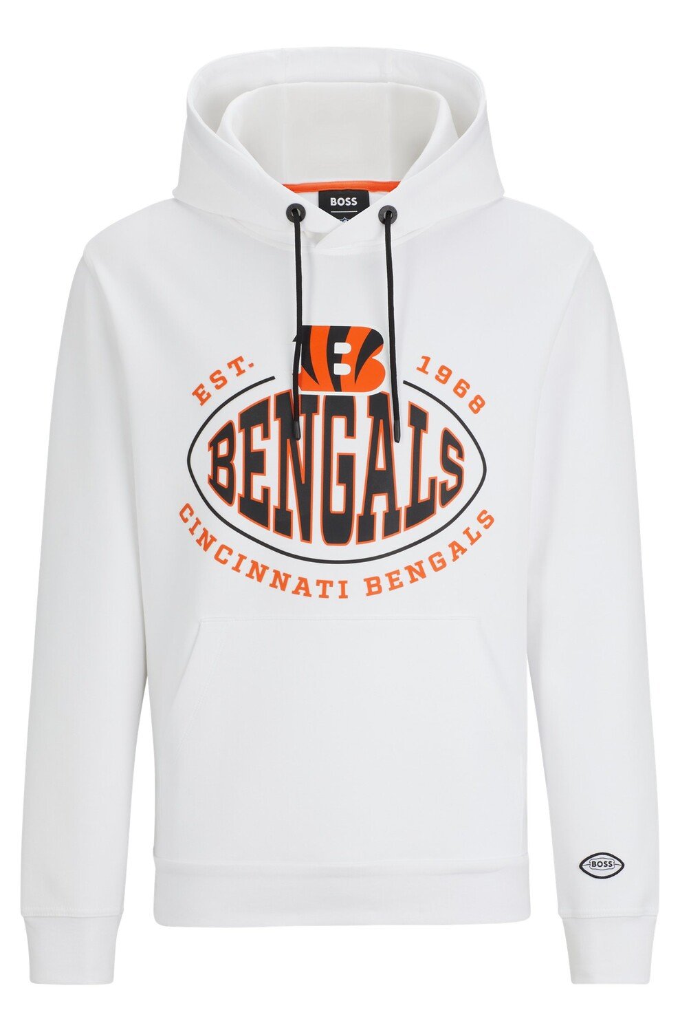

Толстовка Boss X Nfl Cotton-blend With Collaborative Branding, Bengals