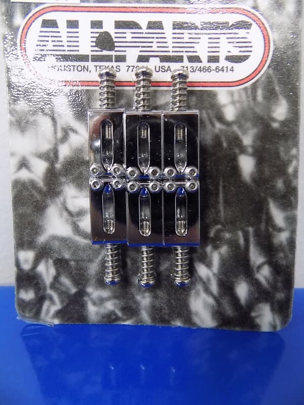 

Allparts BP-0127-010 Хромированные седла моста для Stratocaster