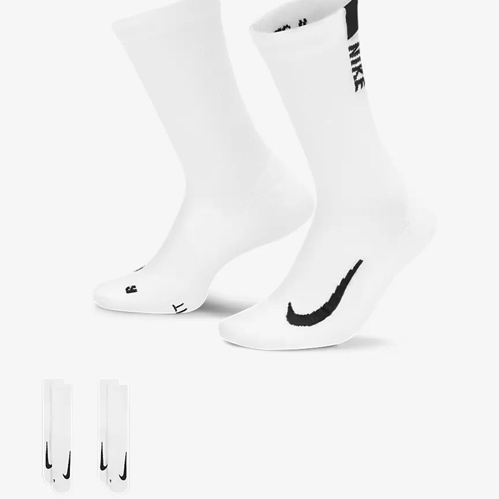 

Носки Nike Multiplier Crew, 2 пары, белый