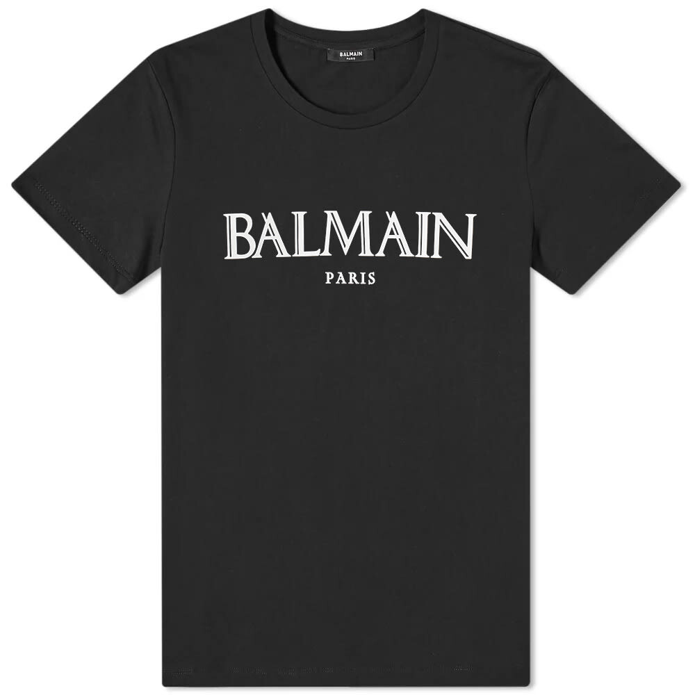

Футболка Balmain Rubber Logo Tee