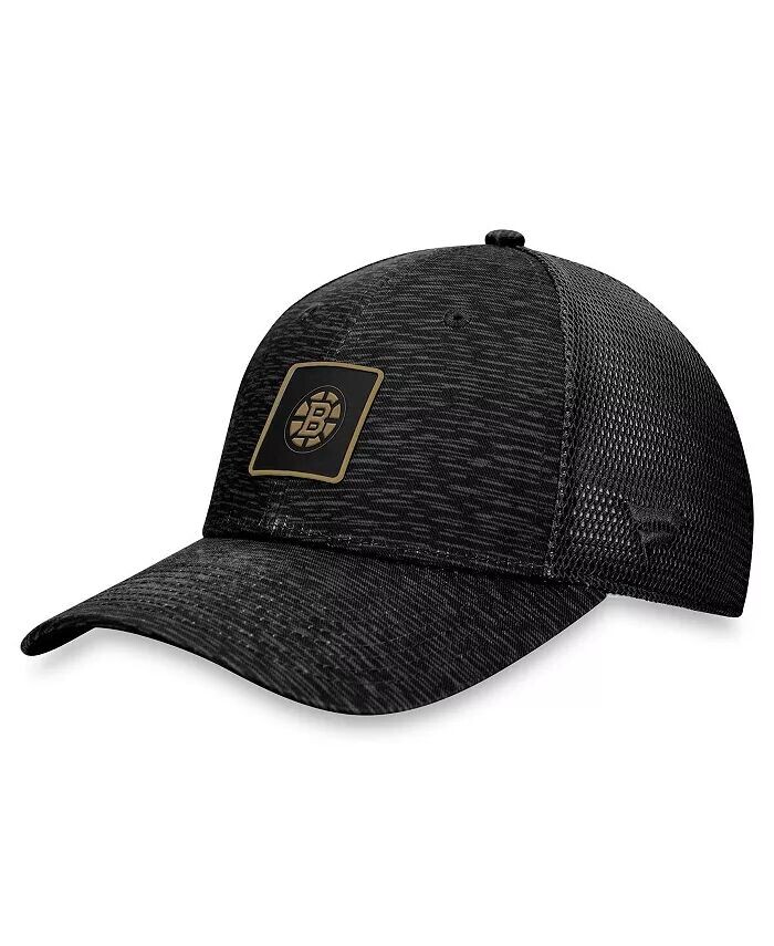 

Черная женская регулируемая кепка Boston Bruins Authentic Pro Road Trucker Fanatics, черный
