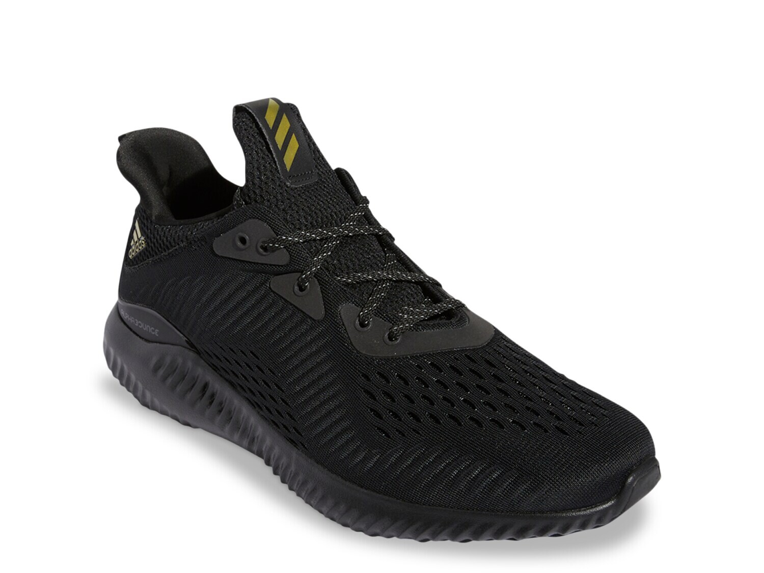 

Кроссовки Adidas Alphabounce 1, черный/желтый
