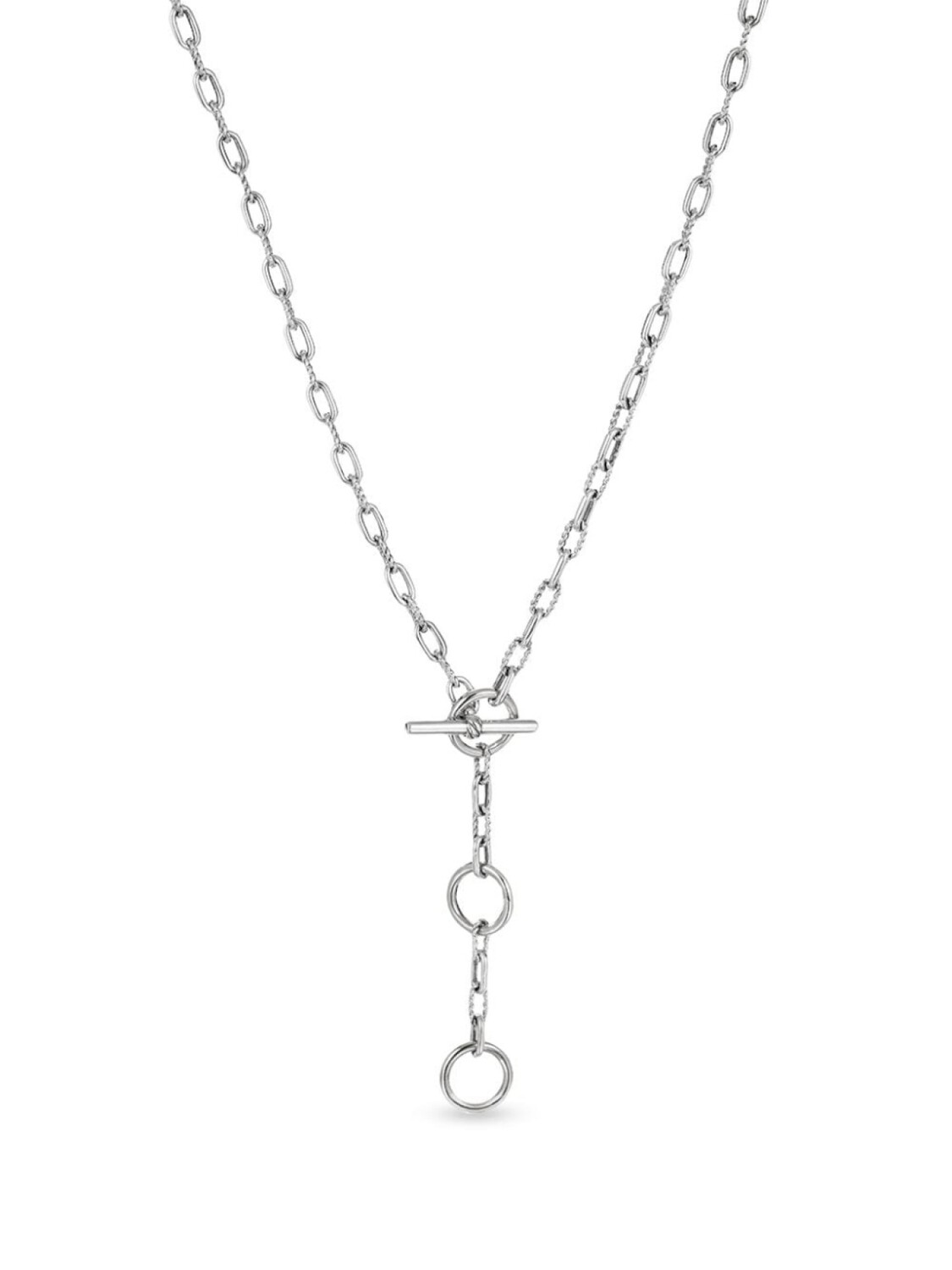 

Серебряная цепочка на шею David Yurman, серебряный