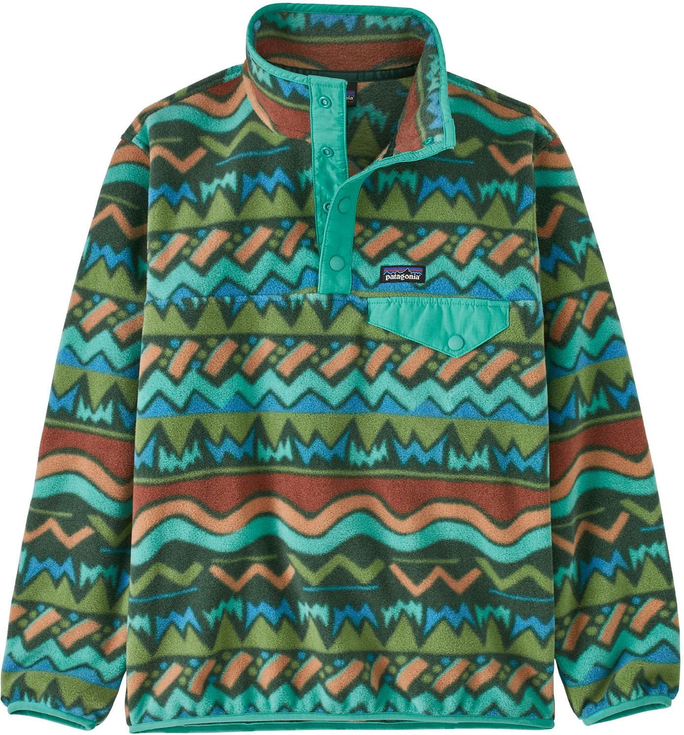 Легкий пуловер Synchilla Snap-T — детский Patagonia, синий