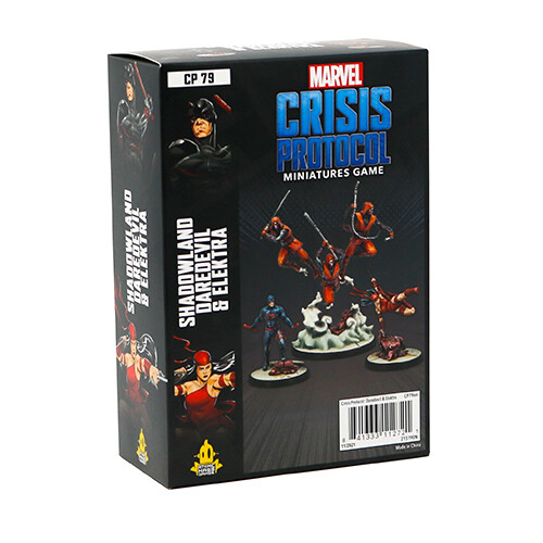 

Фигурки Marvel Crisis Protocol: Shadowland Daredevil And Elektra Fantasy Flight Games
