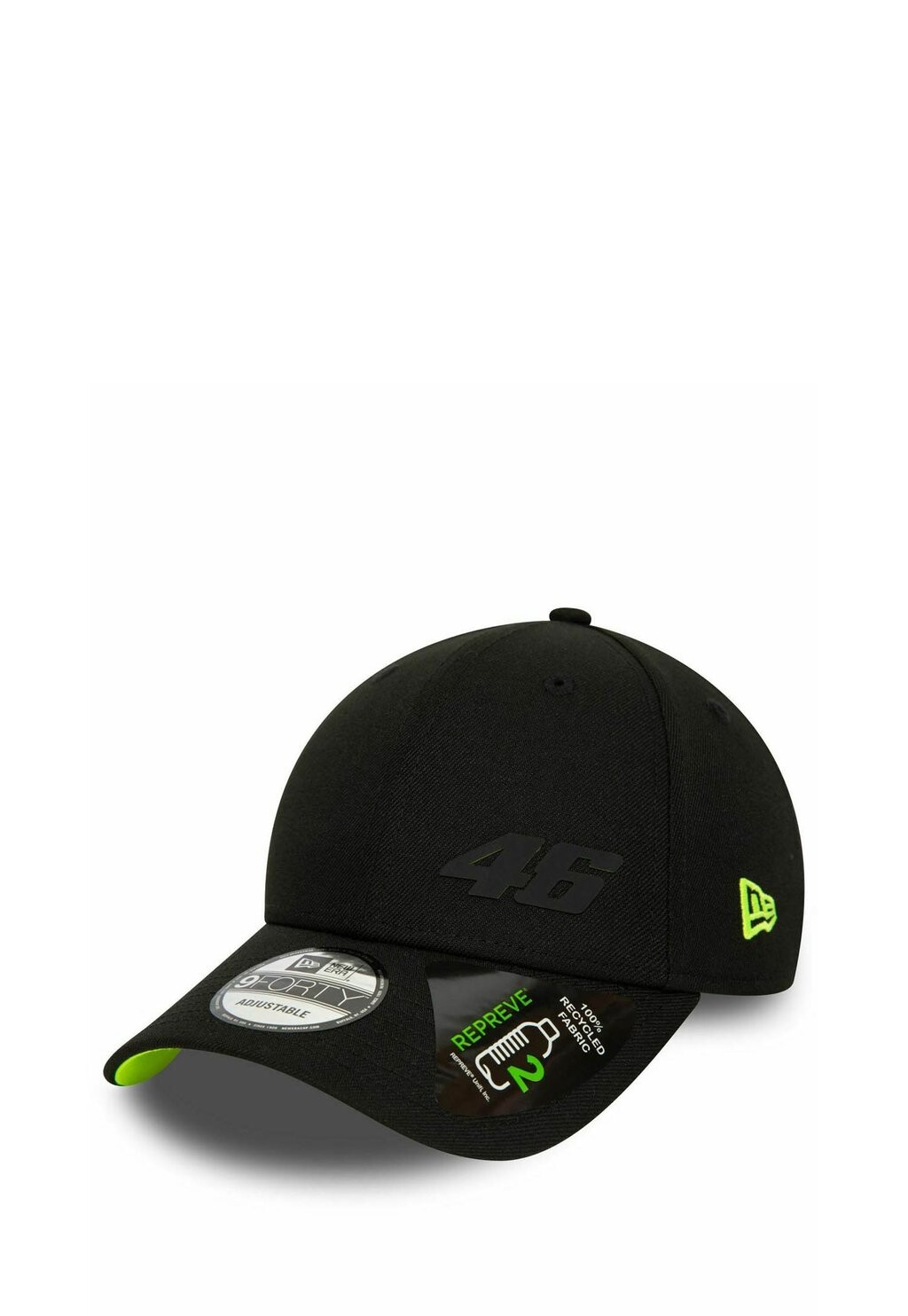 

Бейсболка 9FORTY STRAPBACK VESPA REPREVE VR46 New Era, цвет black