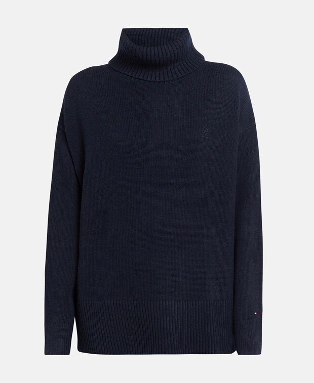 

Джемпер с длинными рукавами Tommy Hilfiger, темно-синий