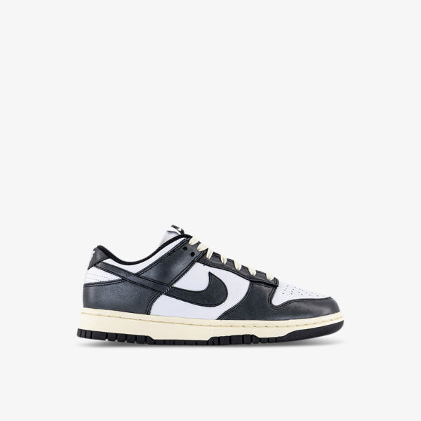 

Кожаные кроссовки dunk low с брендовым декором Nike, черный