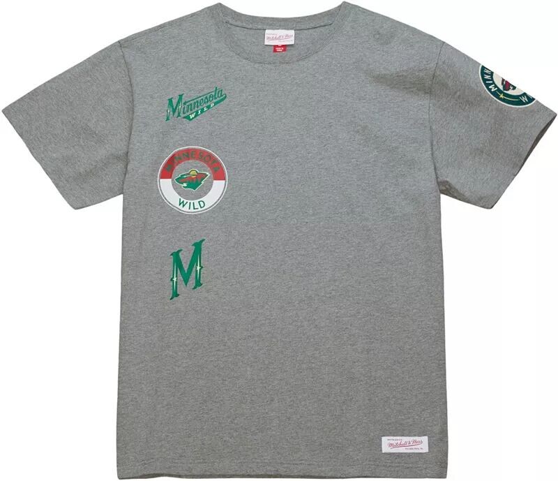 

Серая футболка Mitchell & Ness Minnesota Wild 2023 City