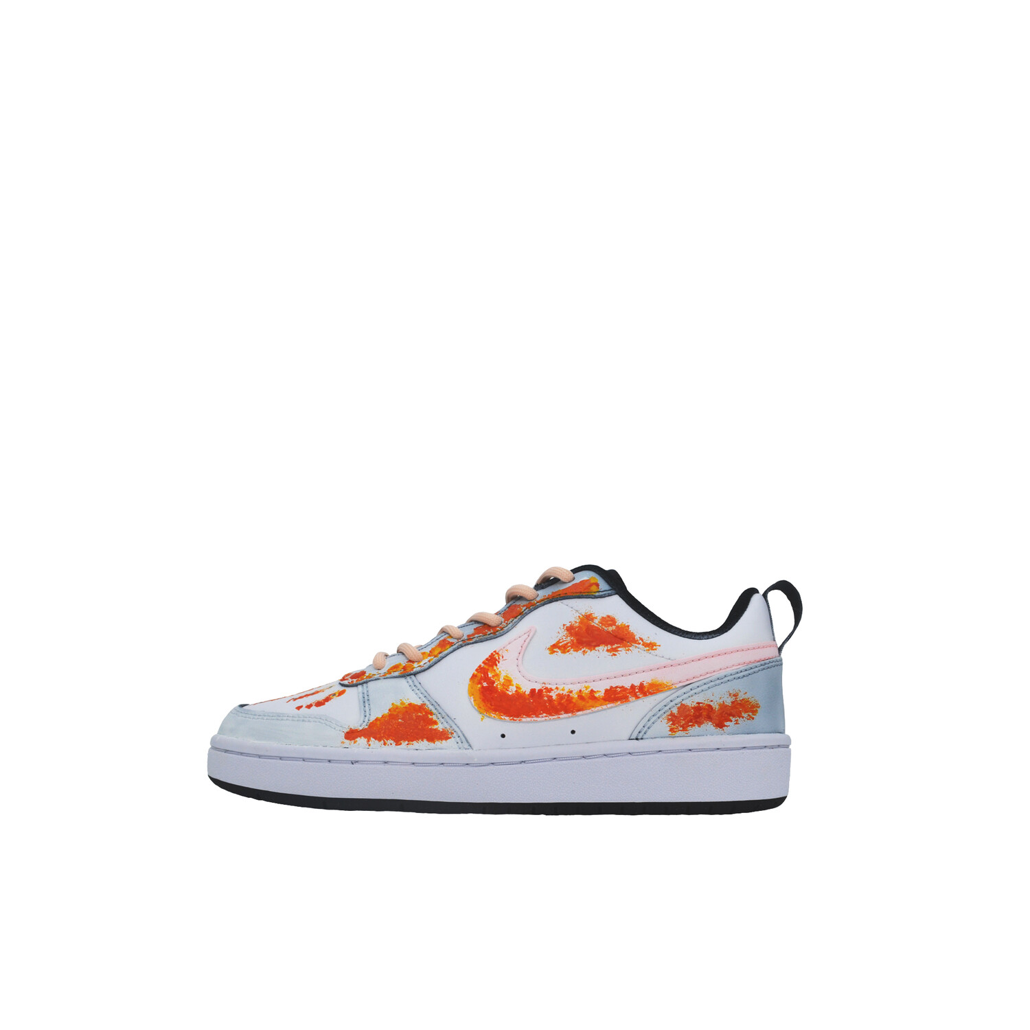 

Кроссовки Nike Court Borough Skateboarding Shoes Women's Low-top White/orange, белый