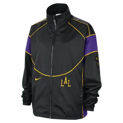 

Куртка Nike Los Angeles Lakers Swoosh Fly 2023/24 City Edition, цвет Black/Field Purple/Amarillo/Black
