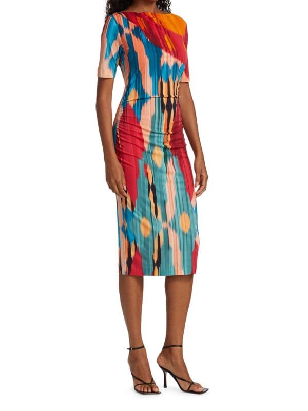 

Трикотажное Платье - Миди Etro Sunset Ikat, красный