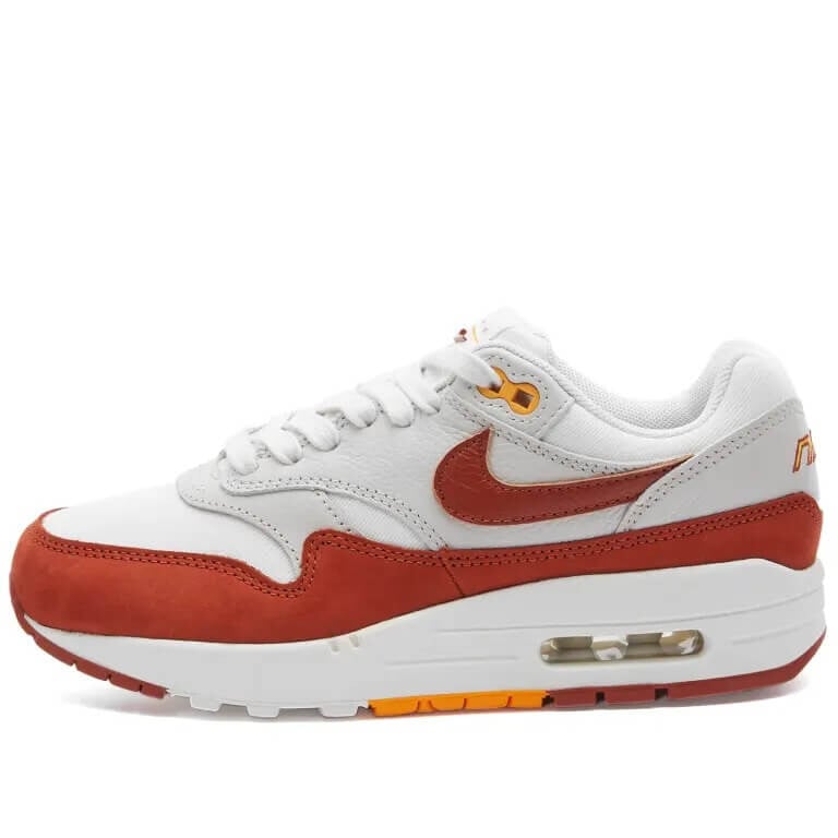 

Кроссовки Nike Air Max 1 LX, белый/оранжевый/коричневый, Оранжевый;белый