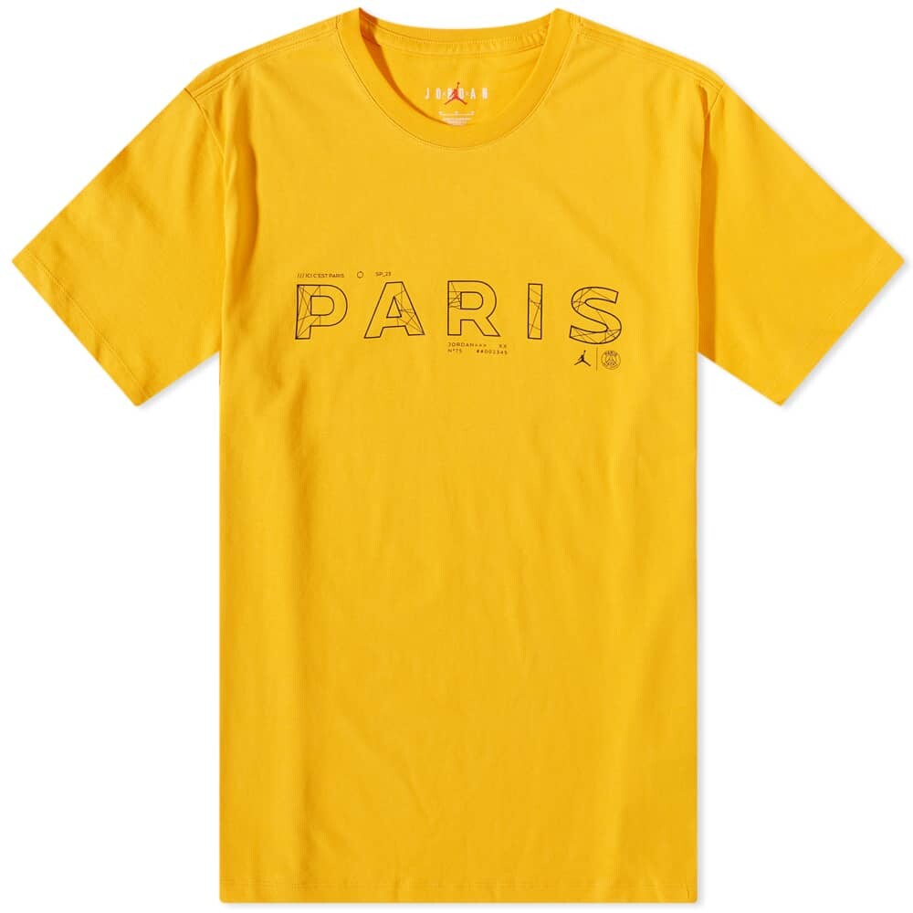 

Футболка Air Jordan X PSG Graphic, желтый