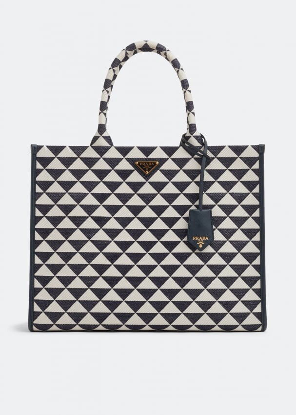 

Сумка-тоут PRADA Symbole large handbag, синий