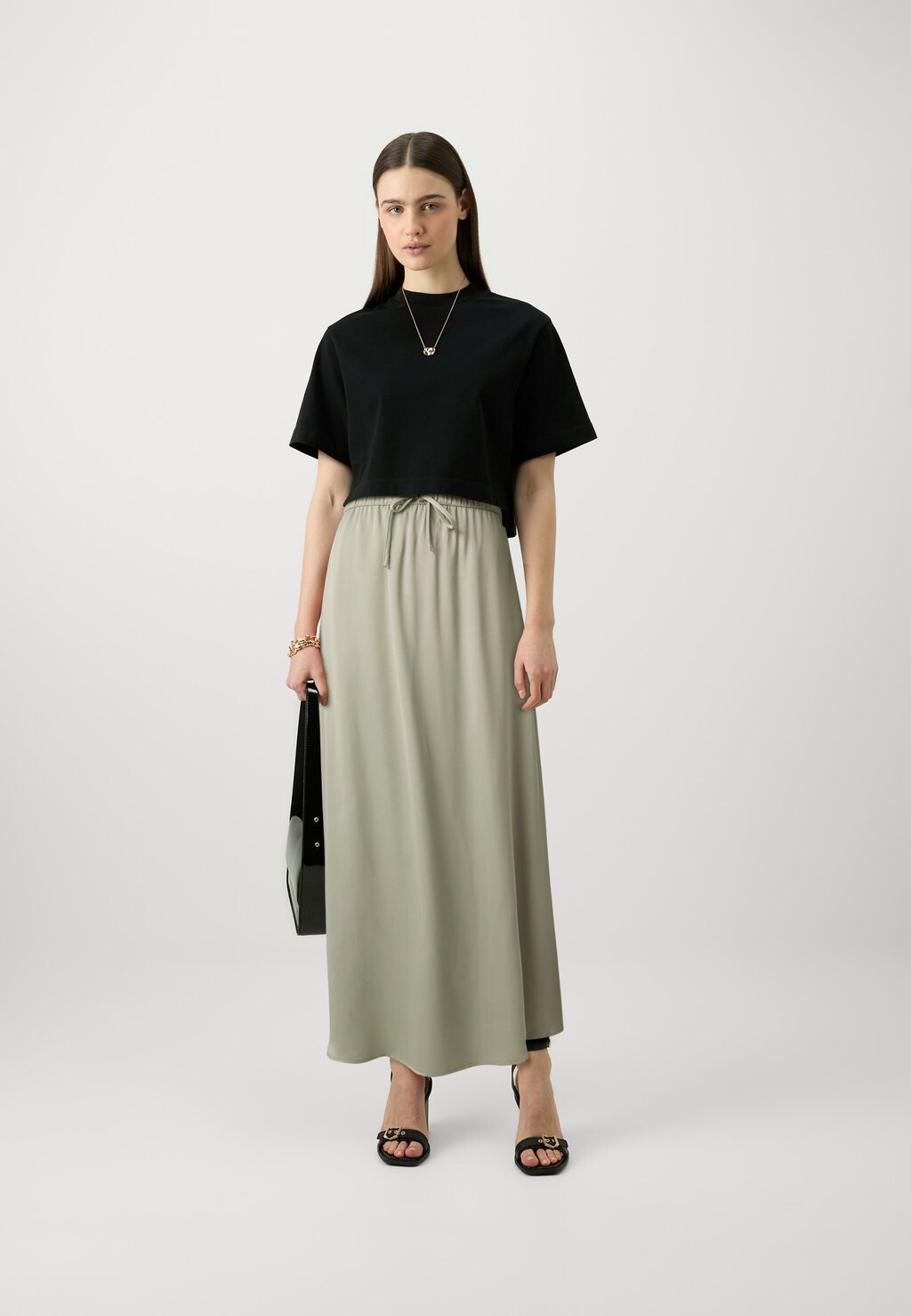 

Юбка макси UNYL American Vintage, светло-зеленый