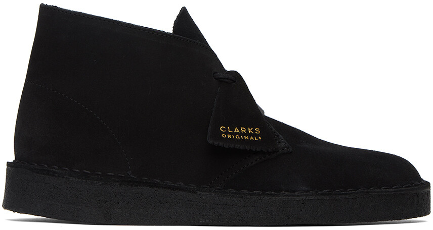 

Черные угольно-серые ботинки пустыни Clarks Originals