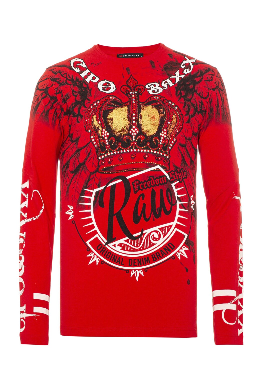 

Лонгслив Cipo & Baxx Langarmshirt, красный