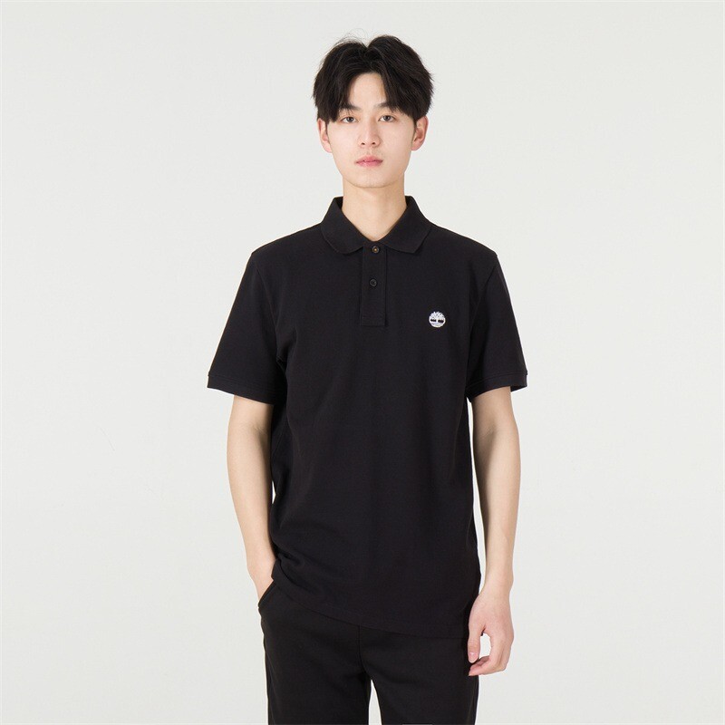 

Поло Timberland Outdoor Cotton Short Sleeve, черный