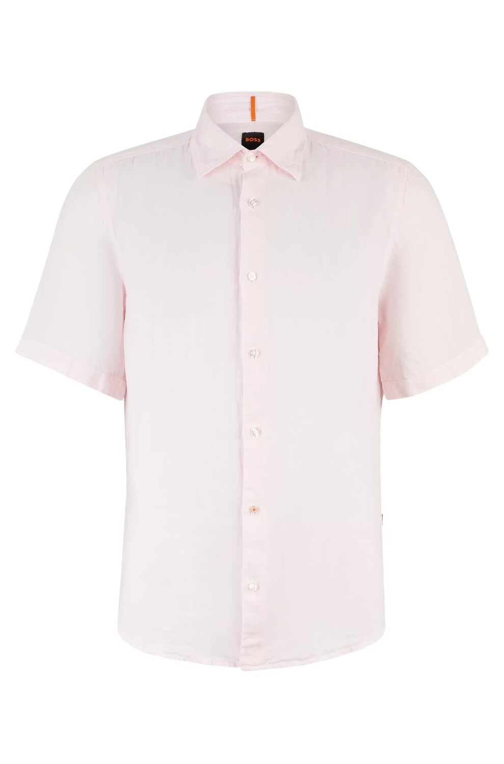 

Рубашка Boss Regular-fit In Linen Canvas, светло-розовый