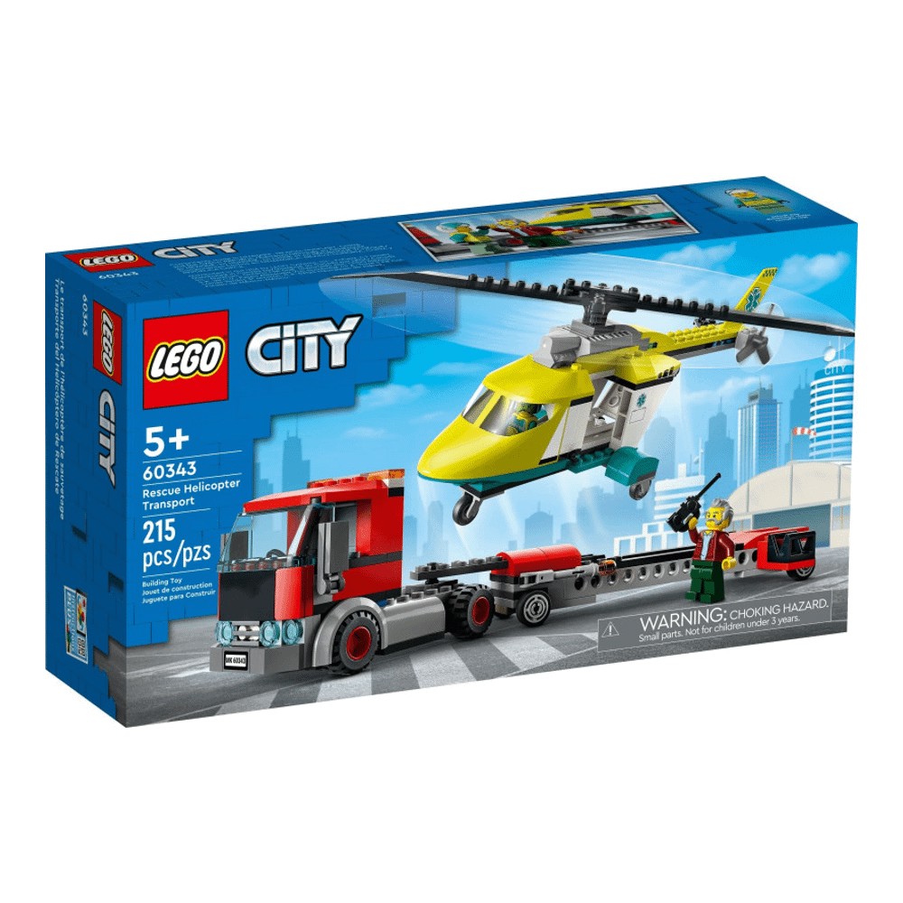 Конструктор LEGO City 60343 Грузовик для спасательного вертолёта – заказать  по доступной цене из-за рубежа в «CDEK.Shopping»