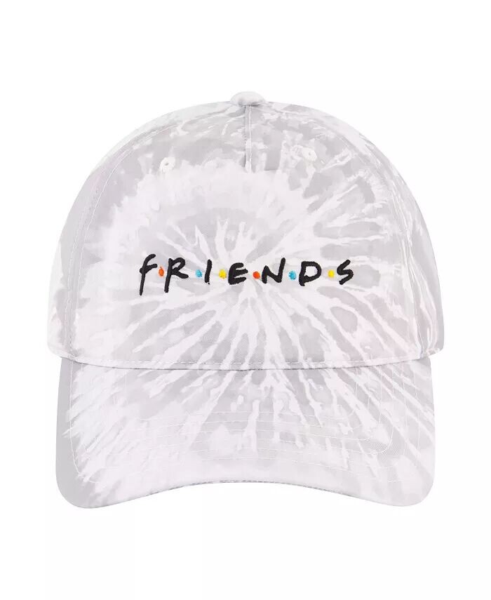 

Мужская белая бейсболка с логотипом Tie Dye Friends Friends WB, белый
