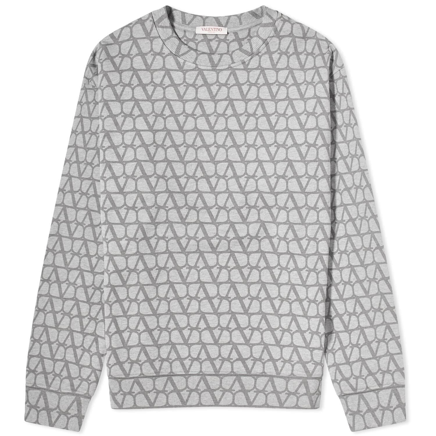 

Свитшот Valentino Icon Logo, серый