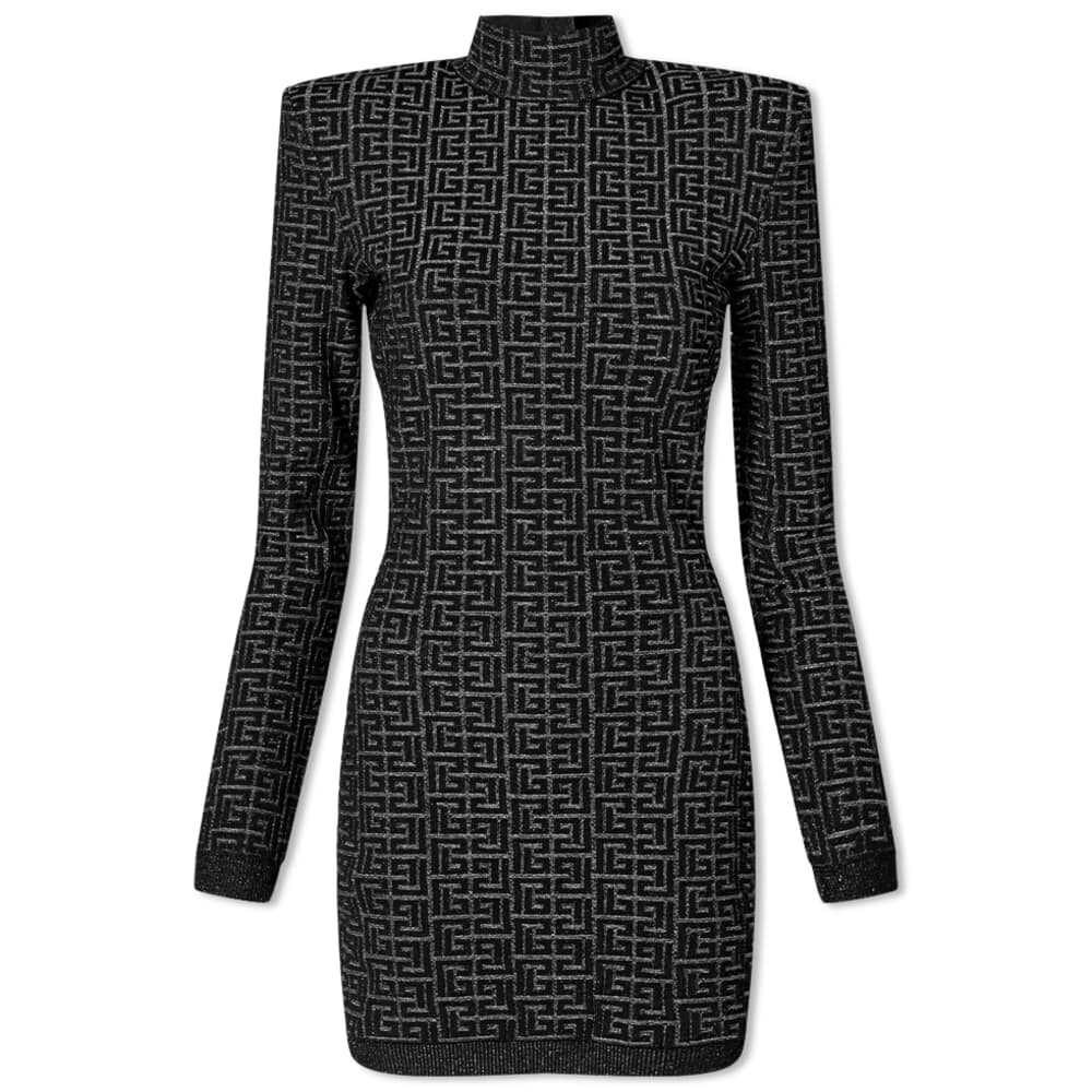 

Платье Balmain Long Sleeve Monogram Dress