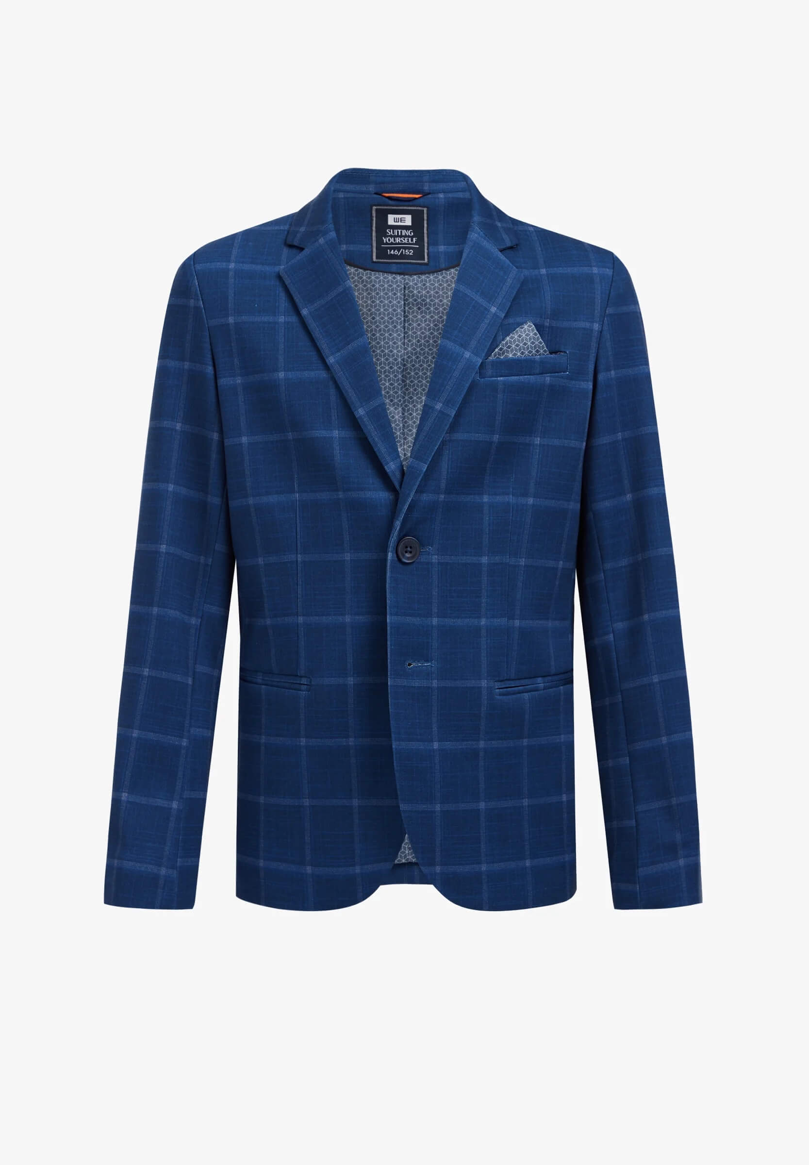 

Пиджак WE Fashion Slim Fit, синий/голубой